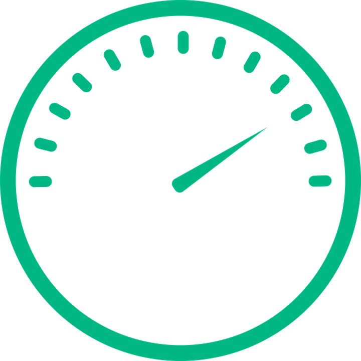 Speedometer Png (black, teal)