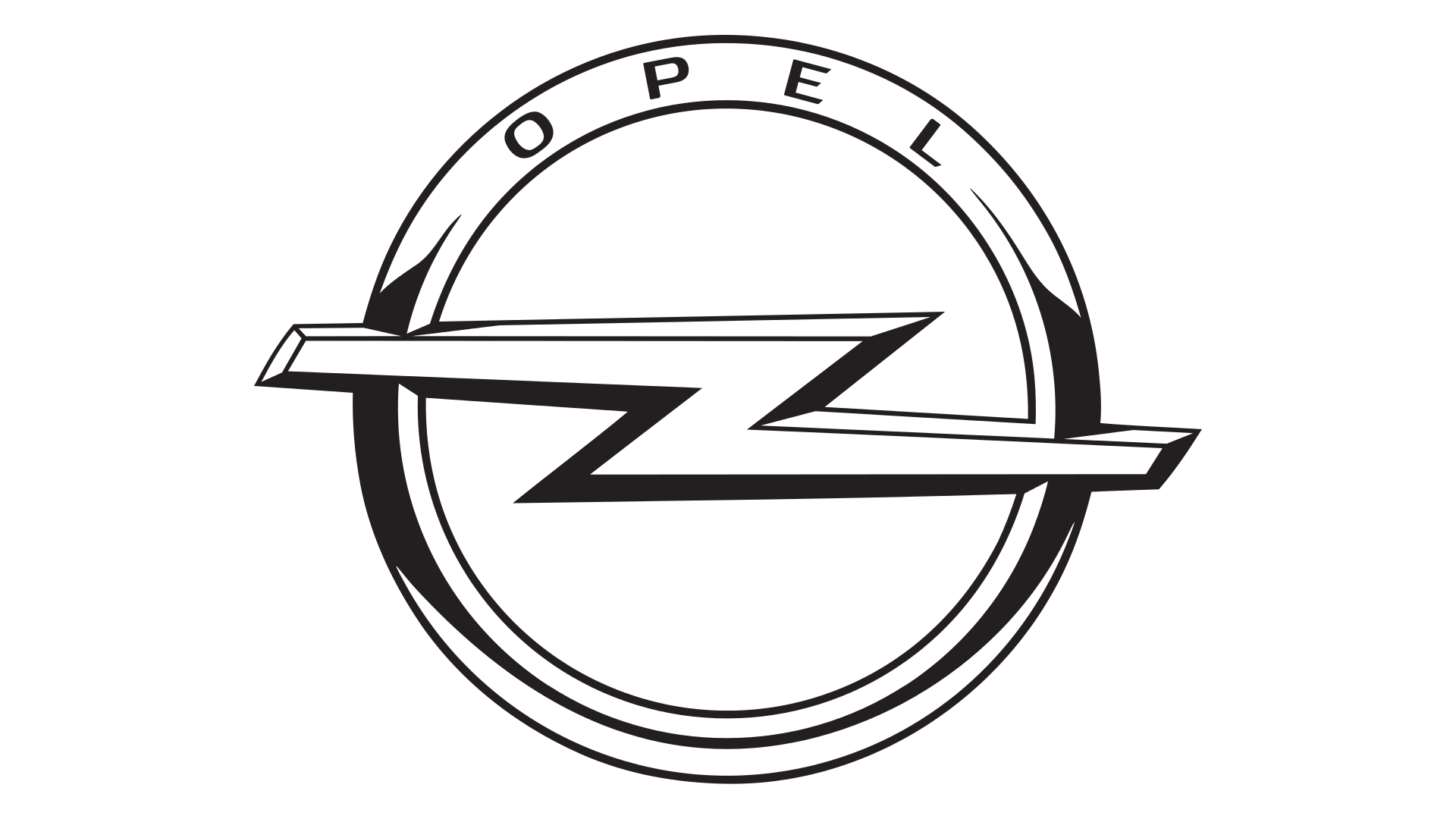 Opel Logo Png Clipart (black, lavender, white)