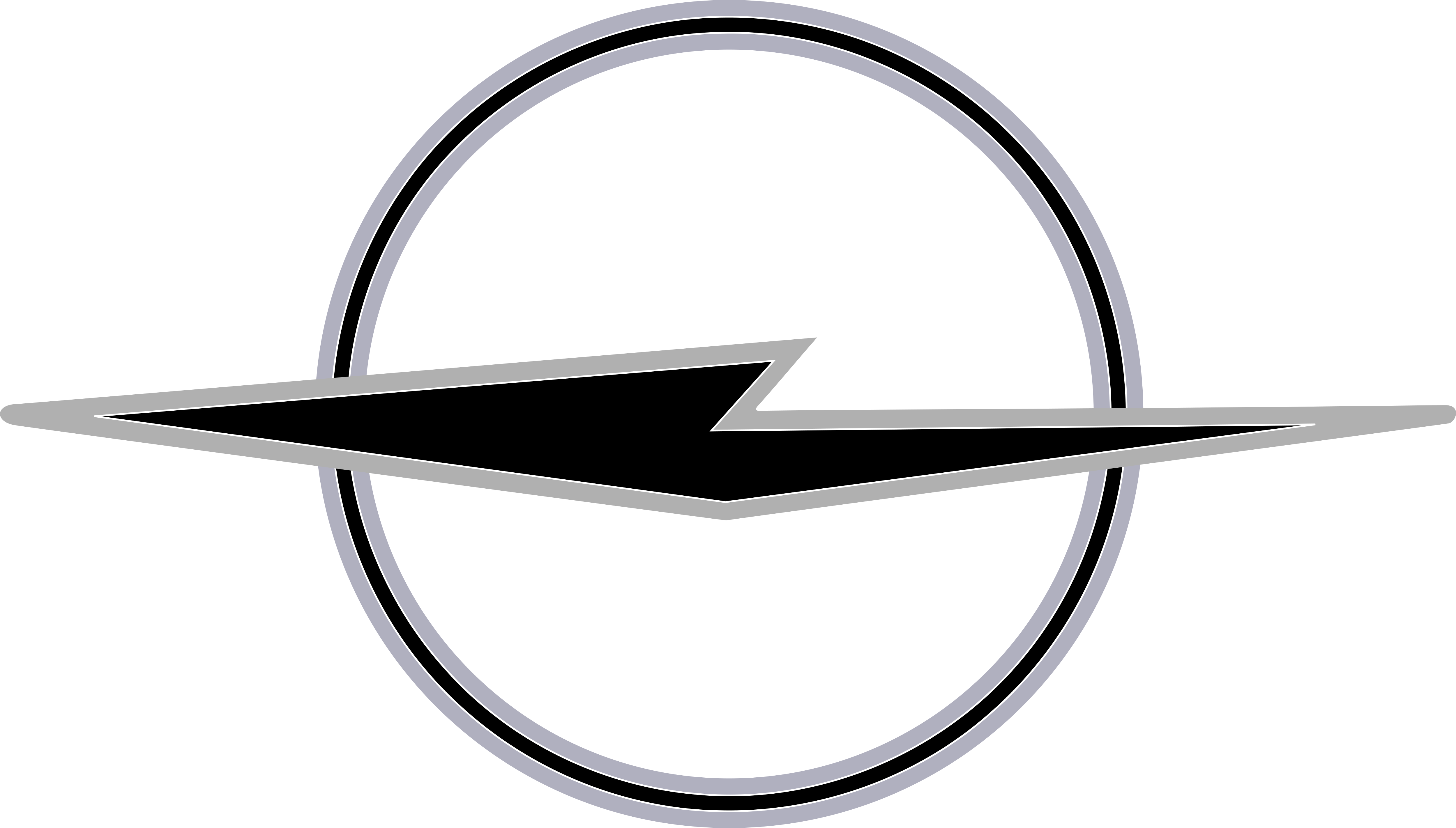 Opel Logo Png Cutout (black, silver)