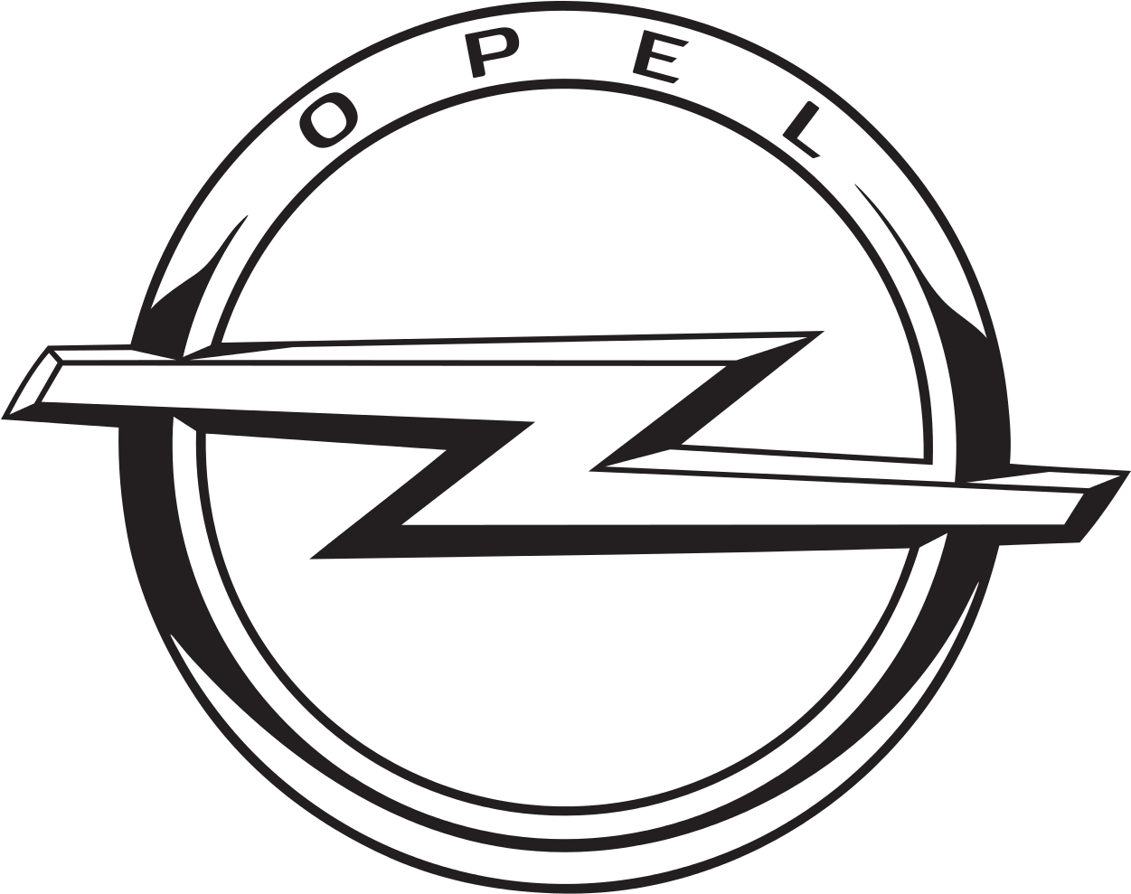 Opel Logo Png Pic (black)