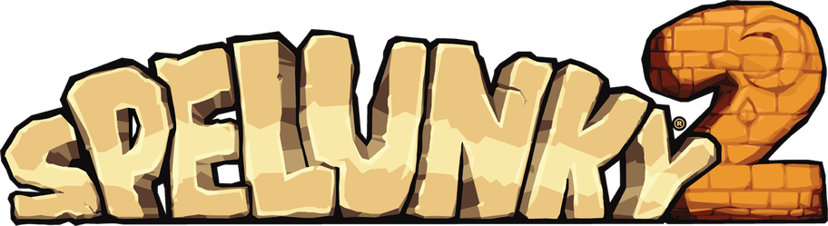 Spelunky Logo Png Pic (beige, salmon, black)