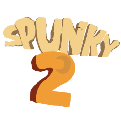 Spelunky Logo Png (pink, orange, chocolate, black)