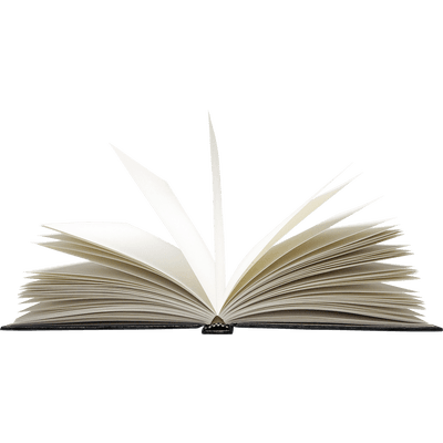 Open Book Png File (black, white)