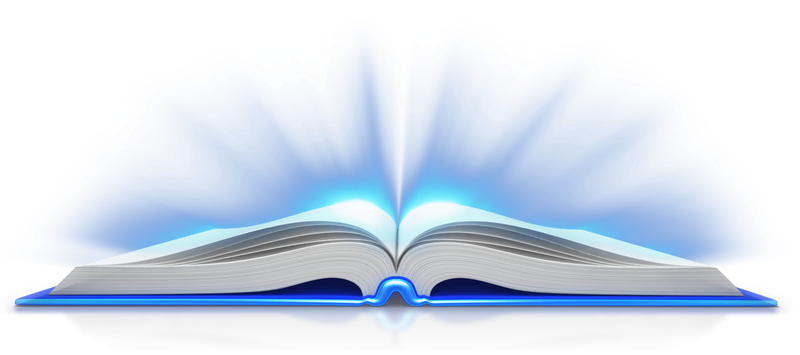 Open Book Png Pic (black, teal)