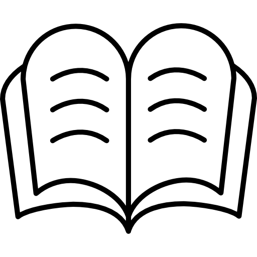 Open Book Png Picture (black, white, silver)