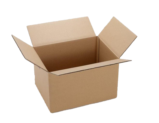 Open Box Png Image (gray, white, silver)