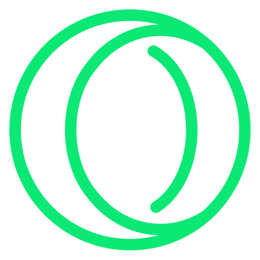 Opera Neon Browser Logo Icon Free Png Icon Download (teal, white)