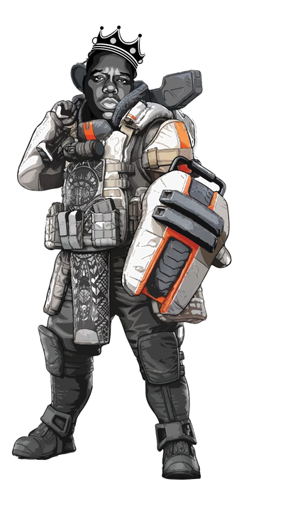 Apex Legends Png Image (black, indigo)