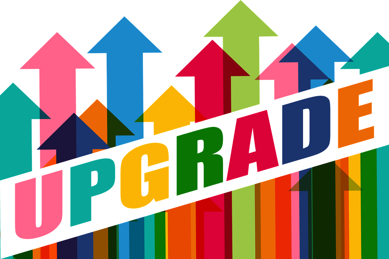 Upgrade Png (teal, gray, black, red, salmon)