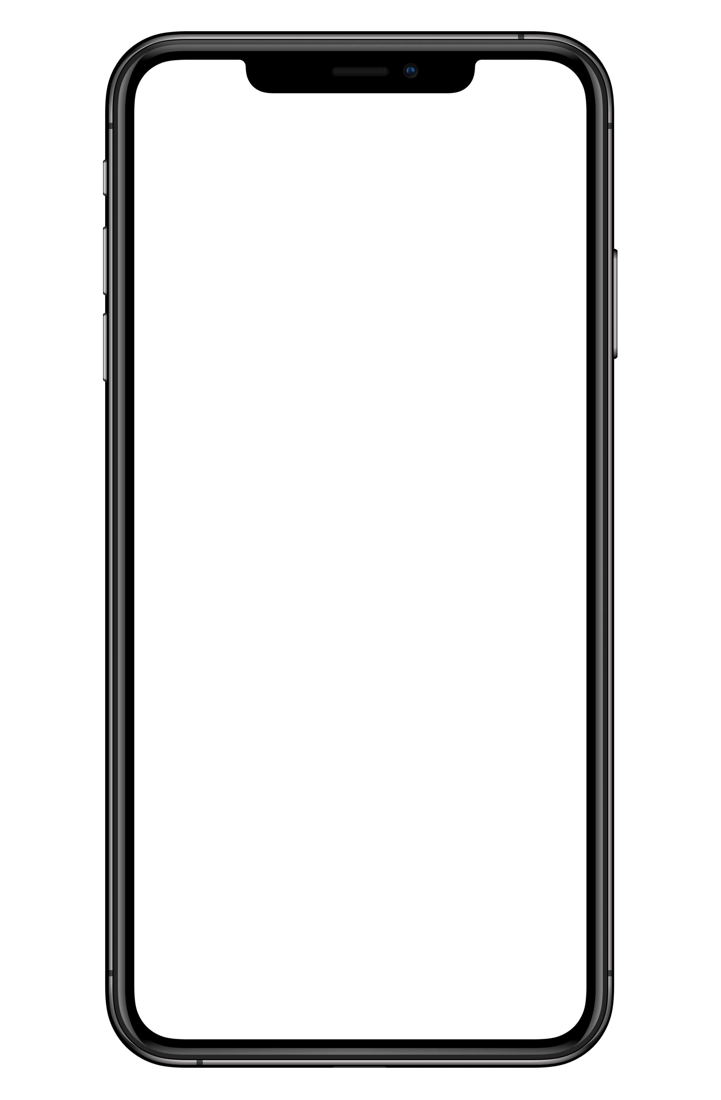 Iphone Frame Png File (gray, black)