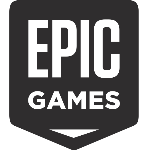 Epic Games Logo Icon Free Png Icon Download (black, white)