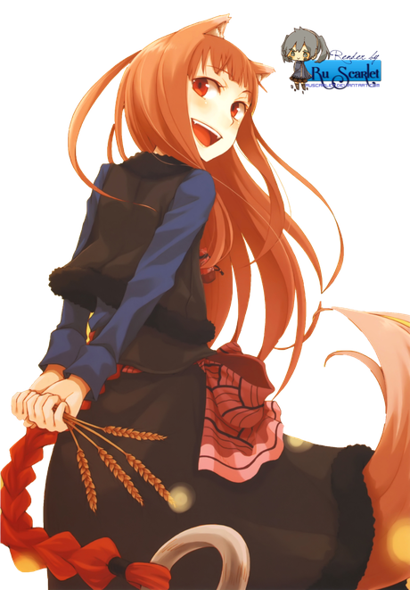 Spice And Wolf Png Hd (maroon, black)