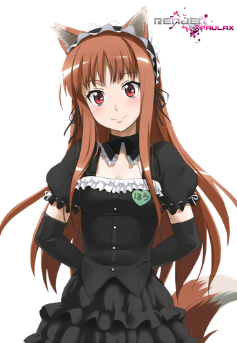 Spice And Wolf Png Image (indigo, black)