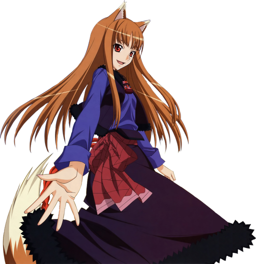 Spice And Wolf Png Photos (black)