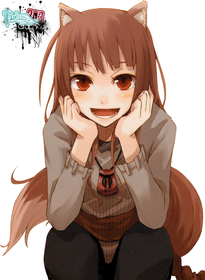 Spice And Wolf Png Pic (black)