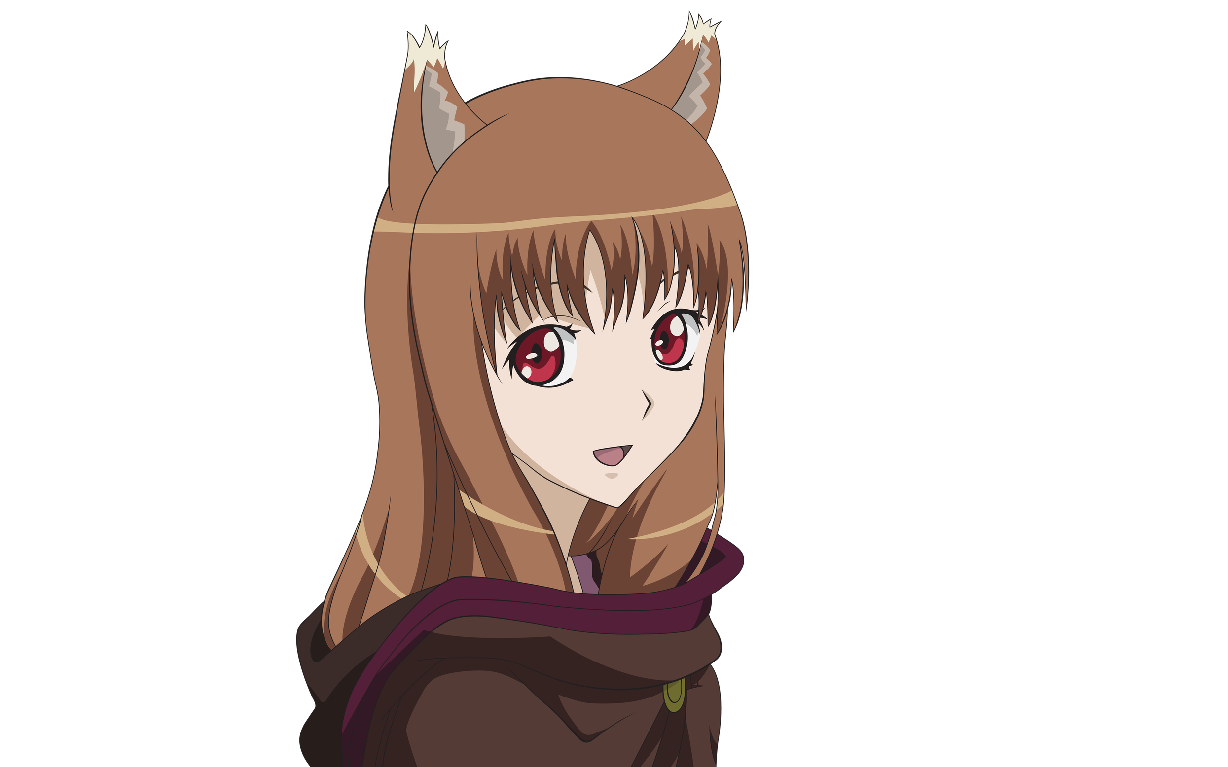 Spice And Wolf Png Picture (beige, gray, maroon, black)