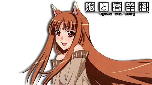 Spice And Wolf Png Transparent Picture (white, salmon, gray, black)