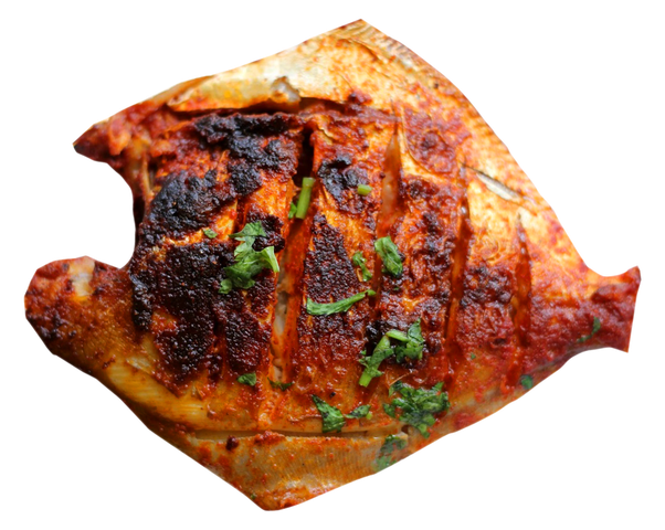 Spicy Fried Fish Png Pic (black)