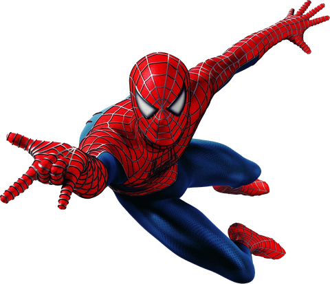 Spider Man Cartoon Png Image (navy, black)