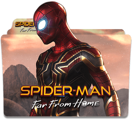 Spider Man Far From Home Png Isolated Photo (white, black)