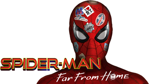 Spider Man Far From Home Png (maroon, black)