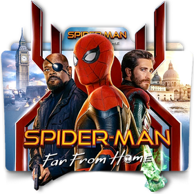 Spider Man Far From Home Transparent Png (white, maroon, black)