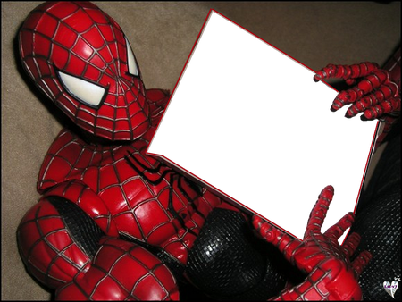 Spider Man Frame Png Clipart (black)