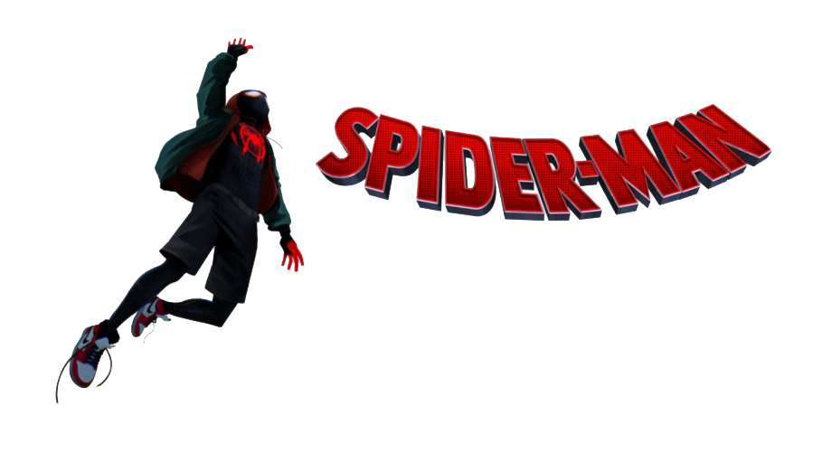 Spider Man Into The Spider Verse Logo Png Photos (white, black)