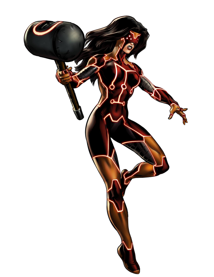 Spider Woman Png Clipart (black)