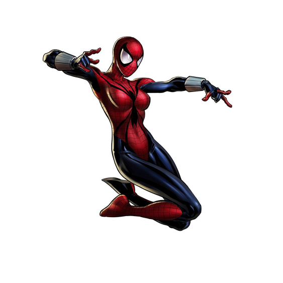 Spider Woman Png File (black)