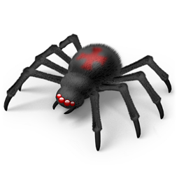 Spider Halloween Free Nobackground Png Icon Download (black, indigo)