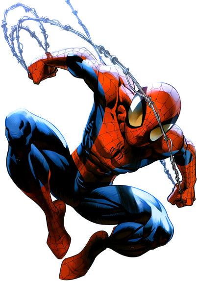 Spiderman Comic Png File (black)