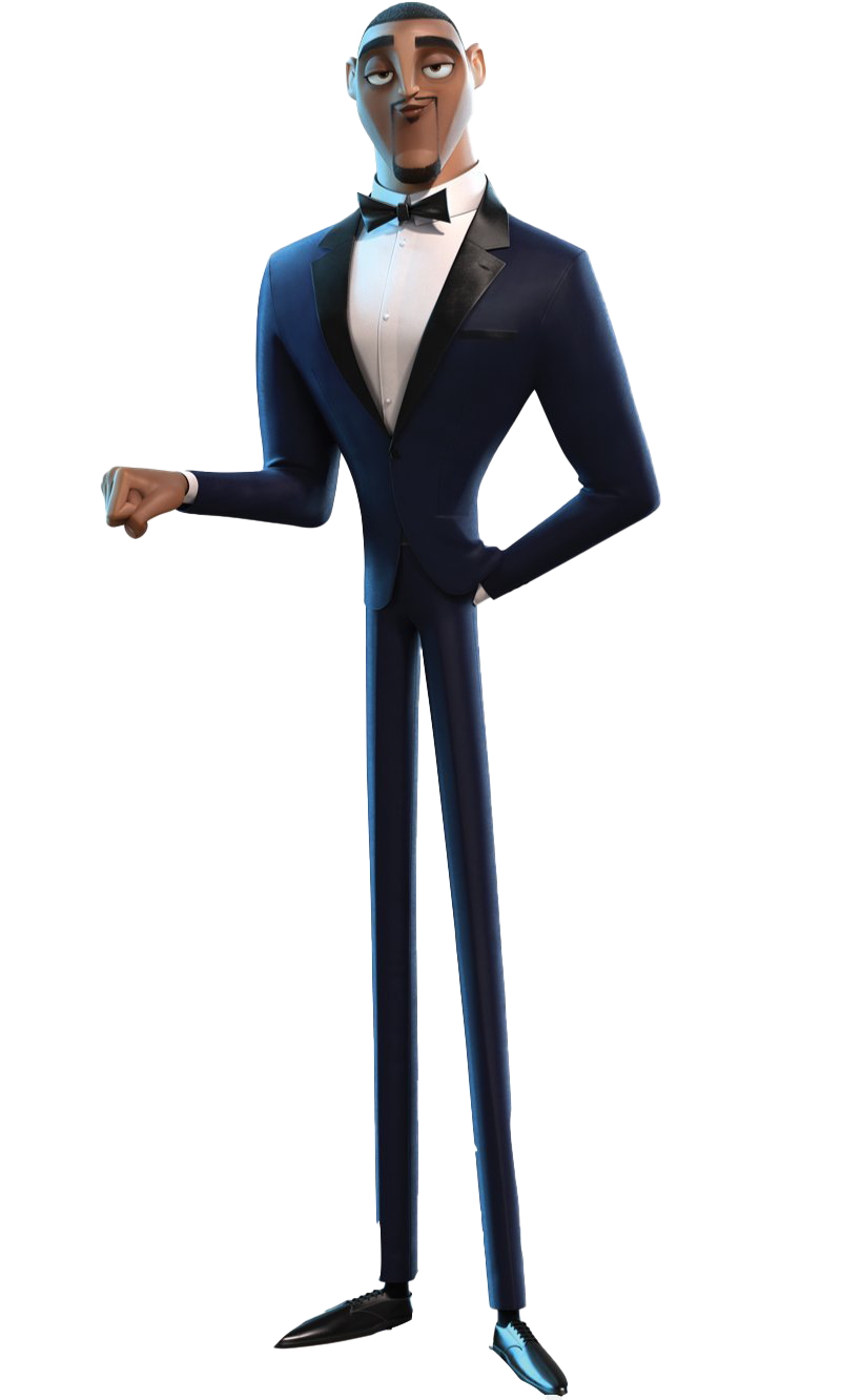 Spies In Disguise Transparent Background (white, black)