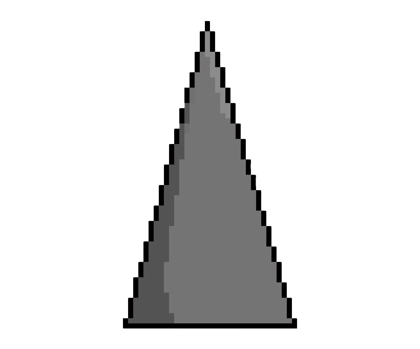 Spikes Png Image (white, gray, black, silver)