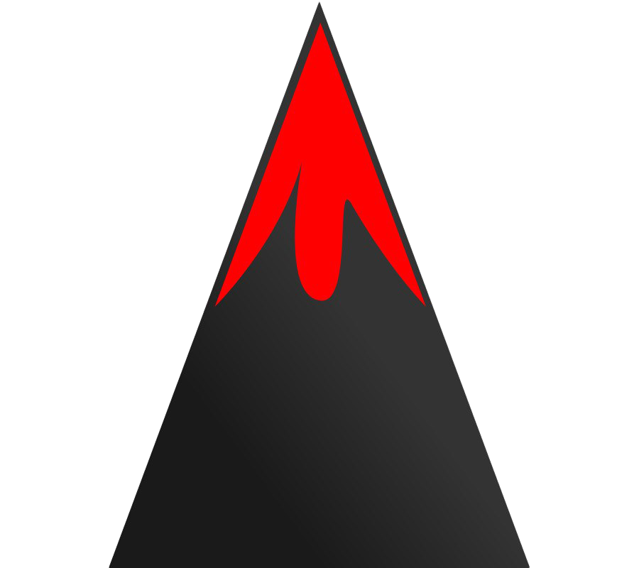 Spikes Png Pic (white, black, red)