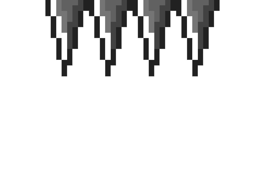 Spikes Transparent Background (indigo, white, black, silver, gray)