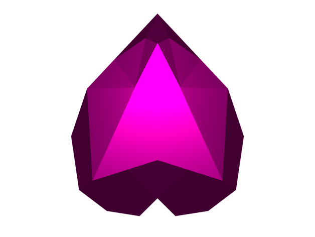 Spinel Stone Transparent Png (purplish red, purple, maroon, black)