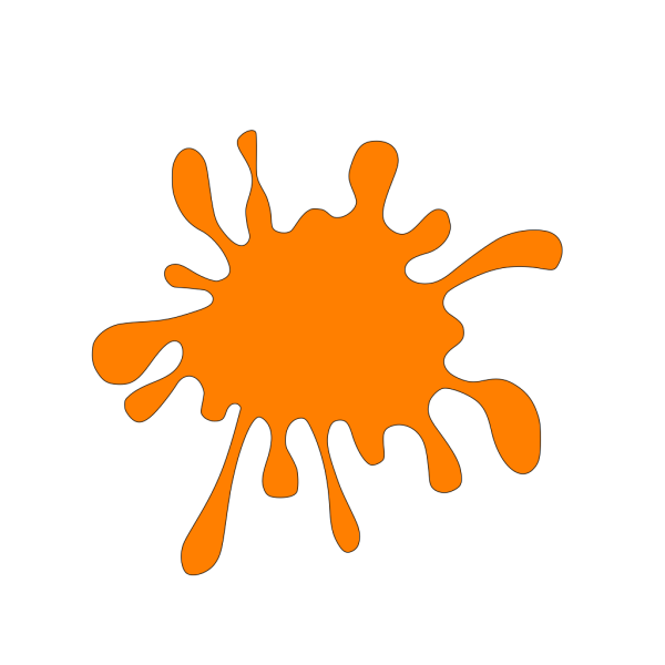 Splash Png Isolated Hd (orange, black)