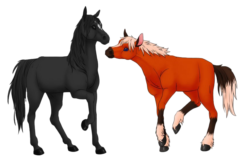 Epona Transparent Png (black, white)