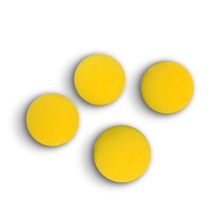 Sponge Ball Png Photos (gold, black)