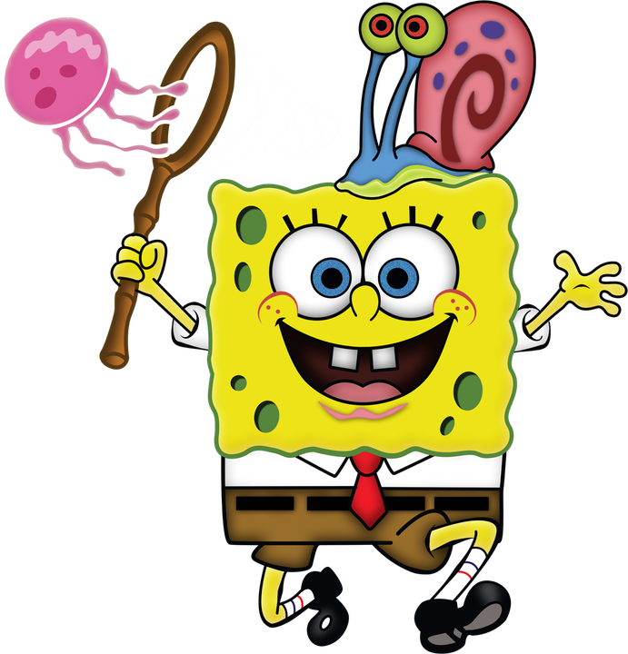 Spongebob Png Free Download (gold, black, white)