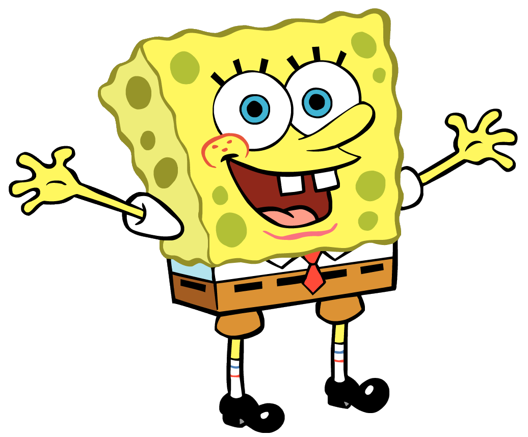 Spongebob Png Hd Isolated (yellow, mint, black, white)