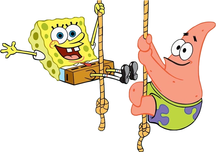 Spongebob Png Isolated Pic (gold, salmon, black, white)