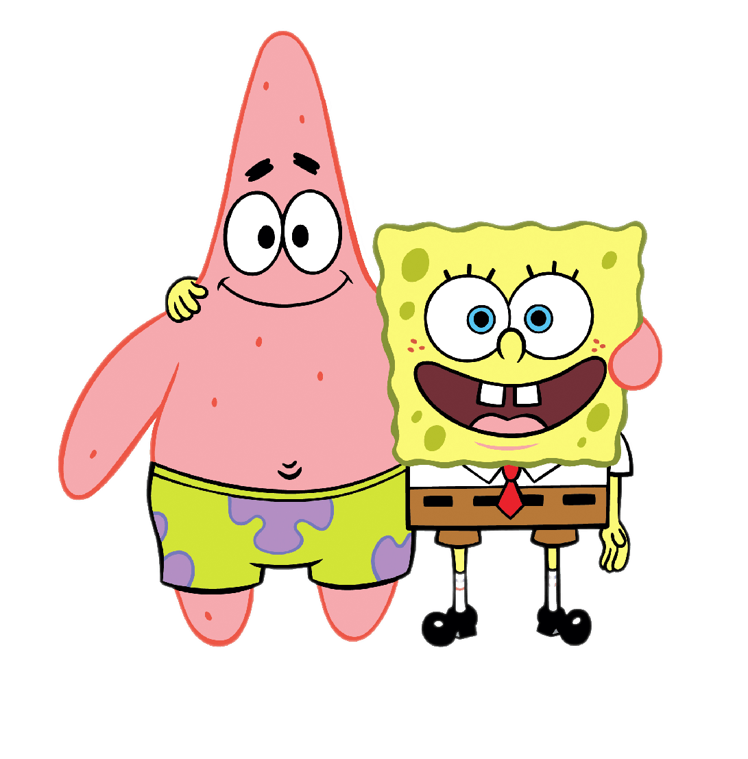 Spongebob Png Picture (gold, white, pink, gray, beige)