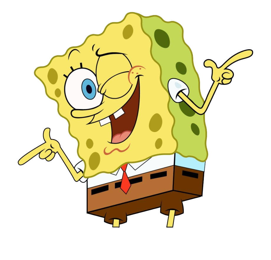 Spongebob Squarepants Nickelodeon Png Cutout (chocolate, gold, maroon, white, salmon)