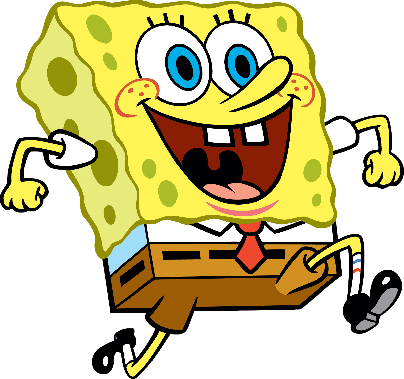 Spongebob Squarepants Nickelodeon Png File (olive, white, yellow, black, silver)