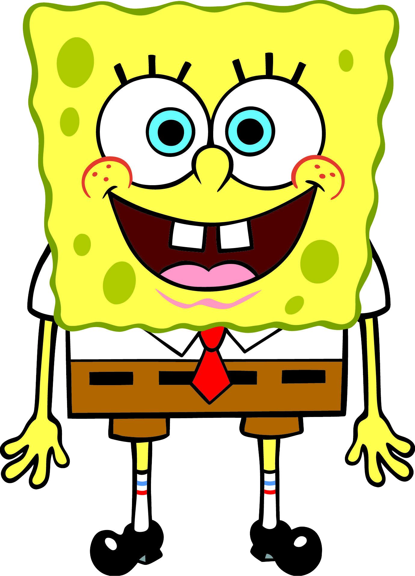 Spongebob Squarepants Nickelodeon Png Hd Image (chocolate, maroon, white, yellow, black)