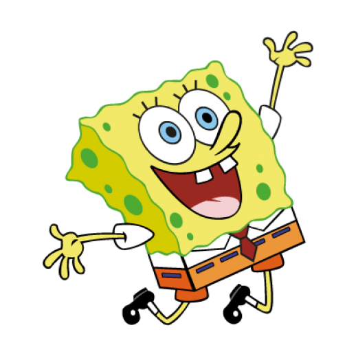 Spongebob Squarepants Nickelodeon Png Photo (gold, maroon, white, black, salmon)