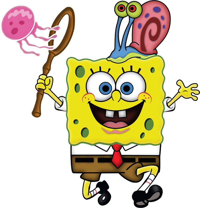 Spongebob Squarepants Nickelodeon (gold, black, white)