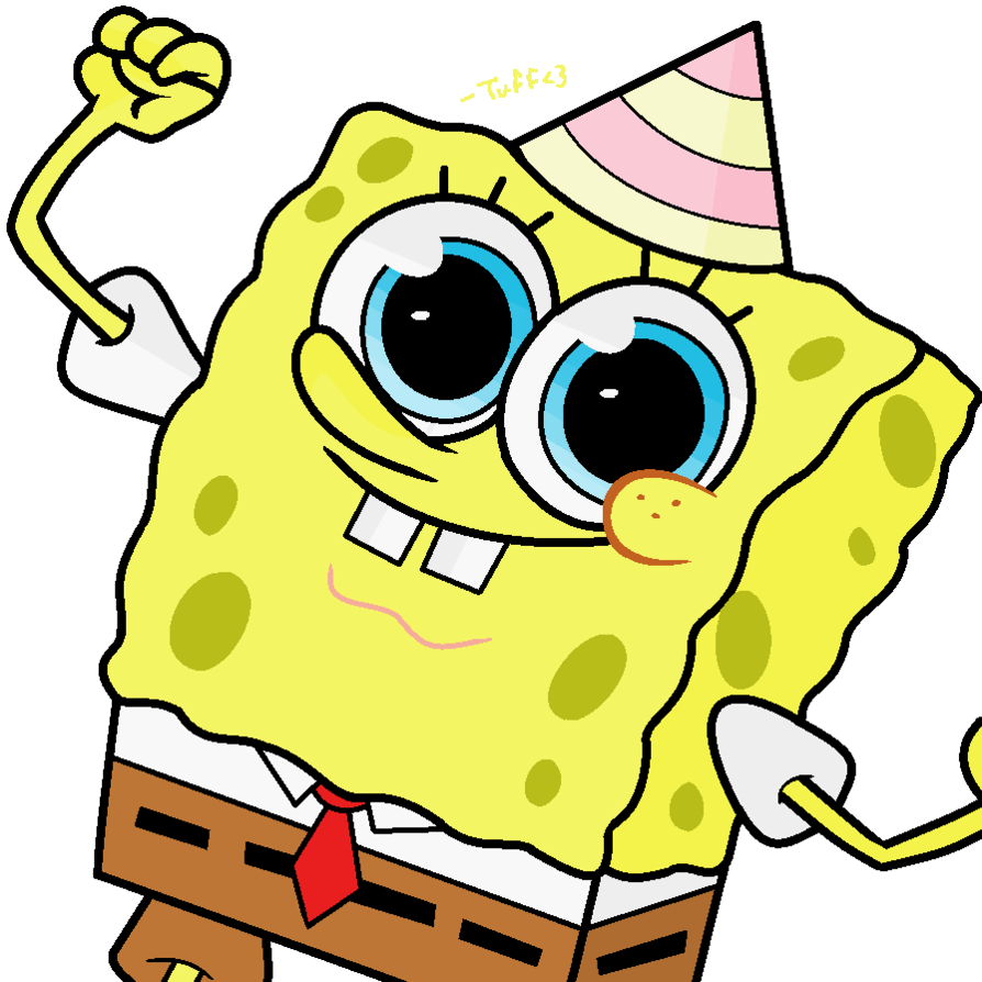 Spongebob Squarepants Png Free Image (chocolate, orange, white, yellow, black)